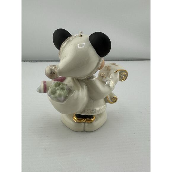 Vintage Lenox Disney 2003 Mickey Mouse Annual Christmas Ornament Porcelain - Picture 3 of 9